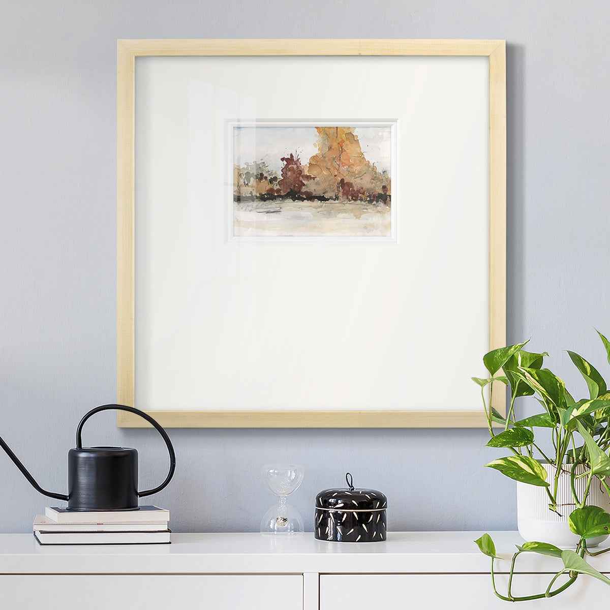 The Autumn View II Premium Framed Print Double Matboard