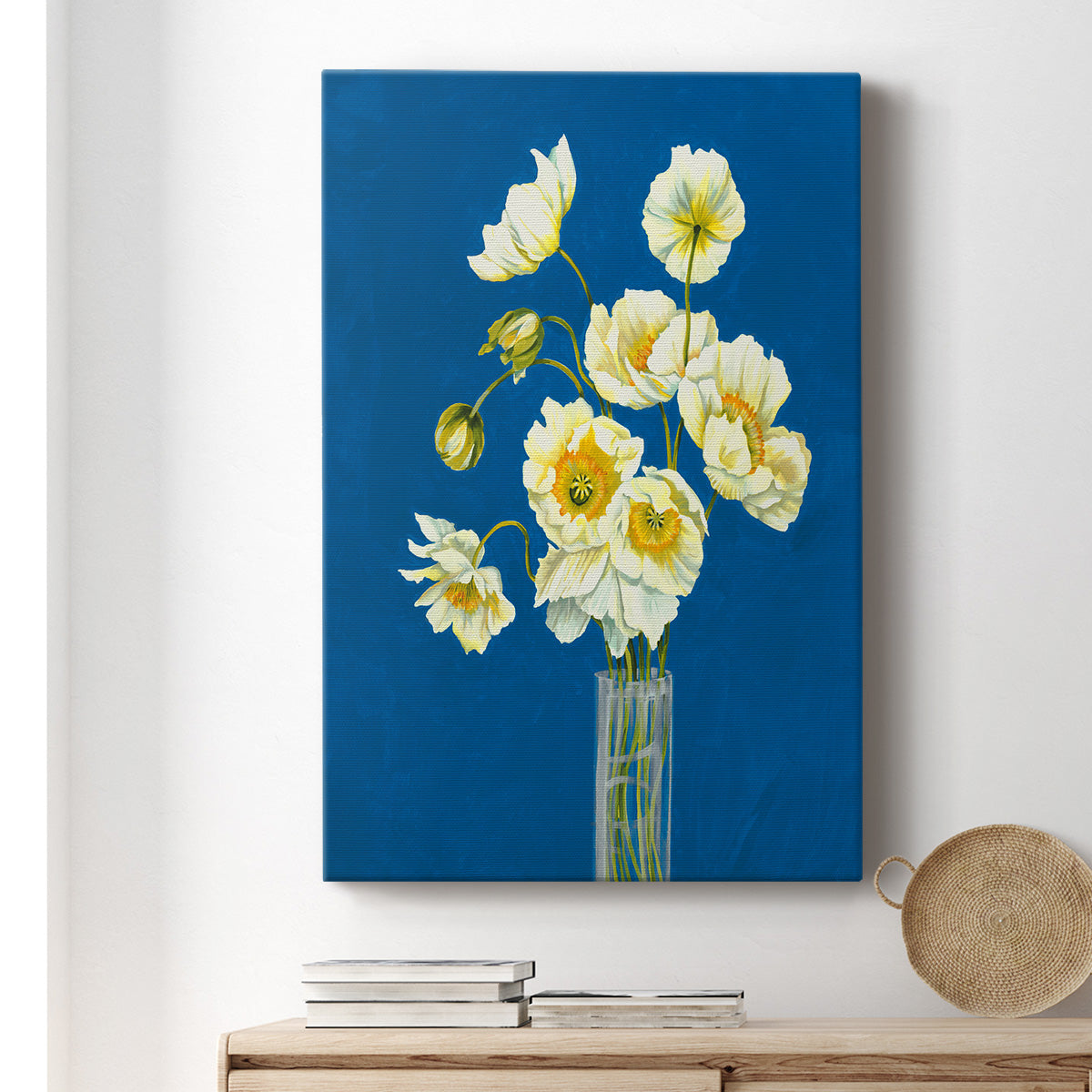 Ice Poppies - Canvas Art Print