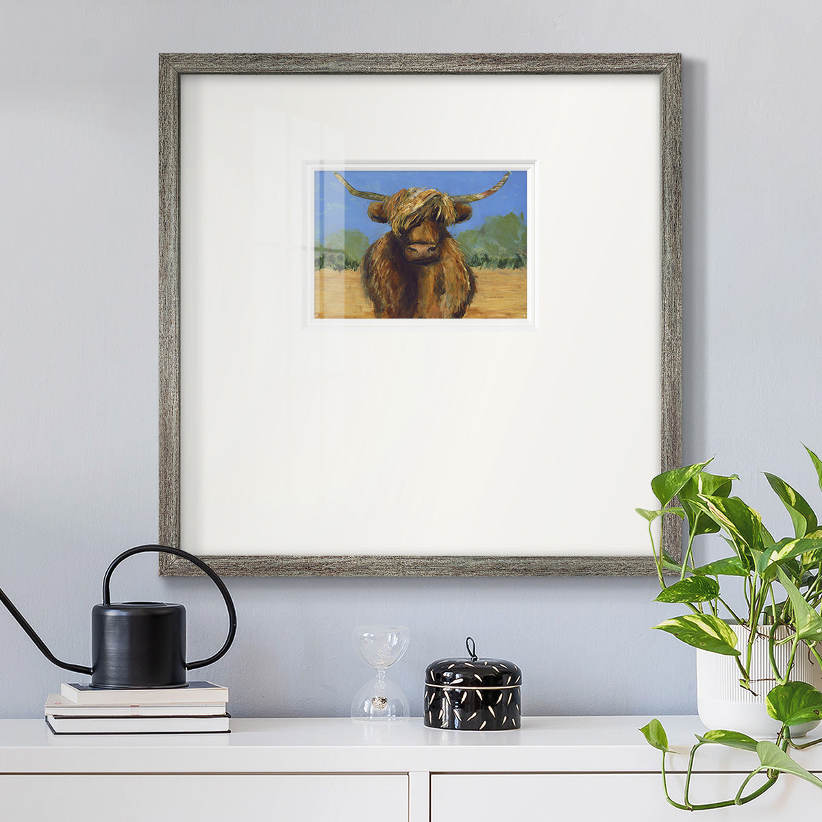 Shorty- Premium Framed Print Double Matboard