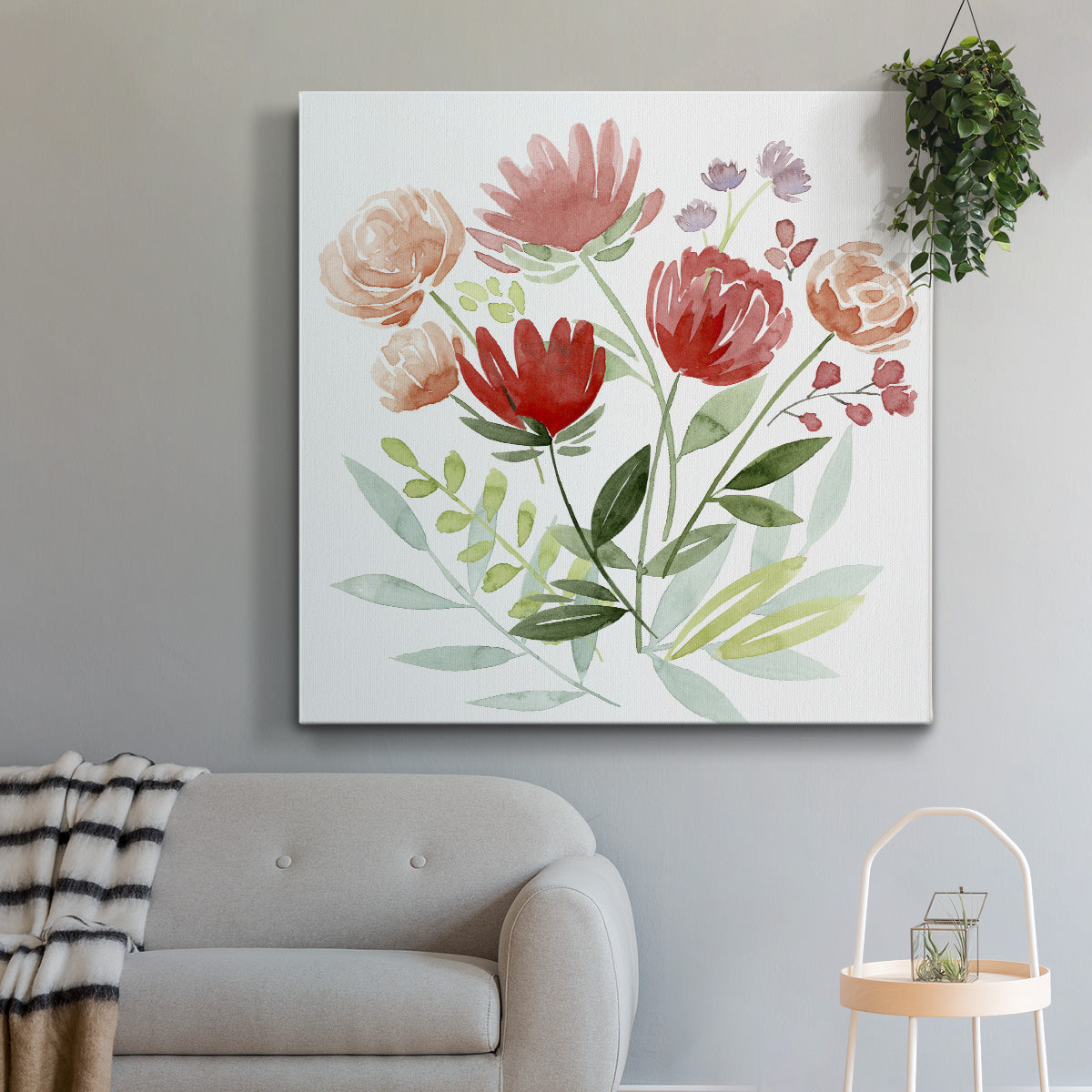 Country Bouquet II - Canvas Art Print