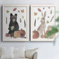 Cute Autumn Forest I - Premium Framed Canvas 2 Piece Set - Ready to Hang