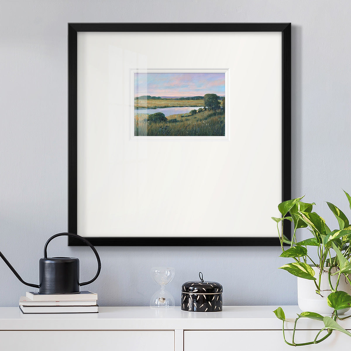 Spring Marsh II Premium Framed Print Double Matboard