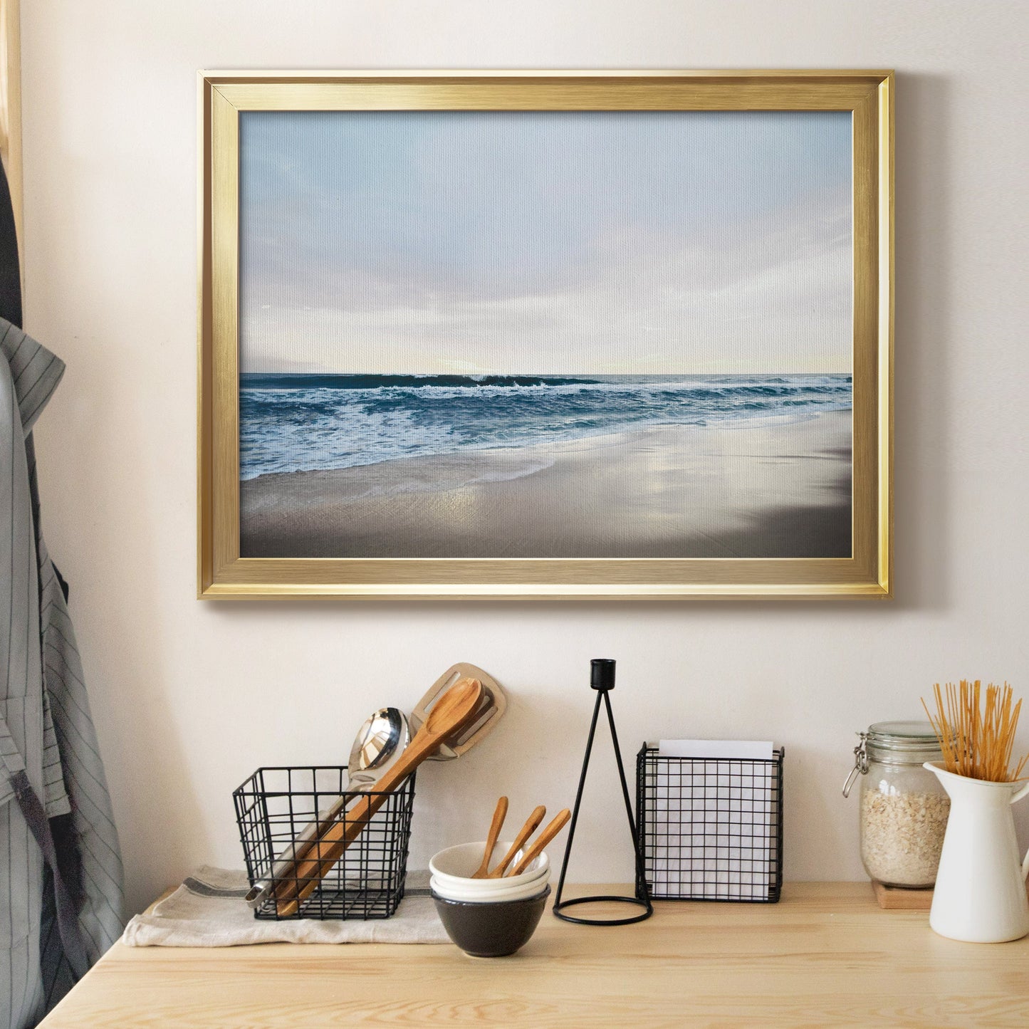 Shimmering Dawn Premium Classic Framed Canvas - Ready to Hang