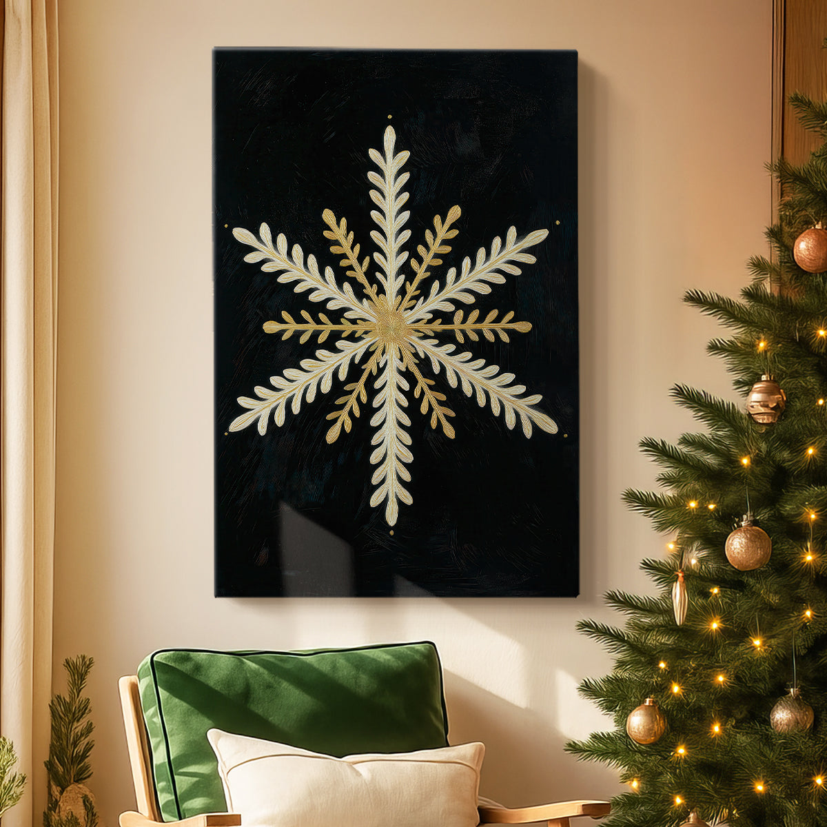 Skies of Soft Linen Whisper - Canvas Art Print