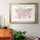 Pink Cheetah Map Premium Framed Print - Ready to Hang