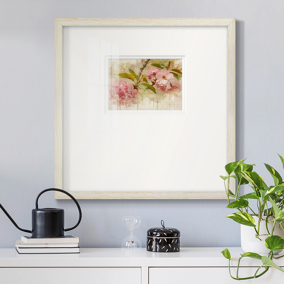 Blossom Elegance II Premium Framed Print Double Matboard