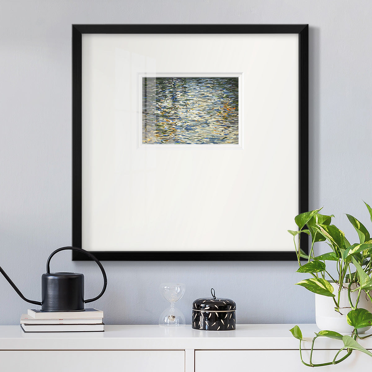 Water Reflections Premium Framed Print Double Matboard