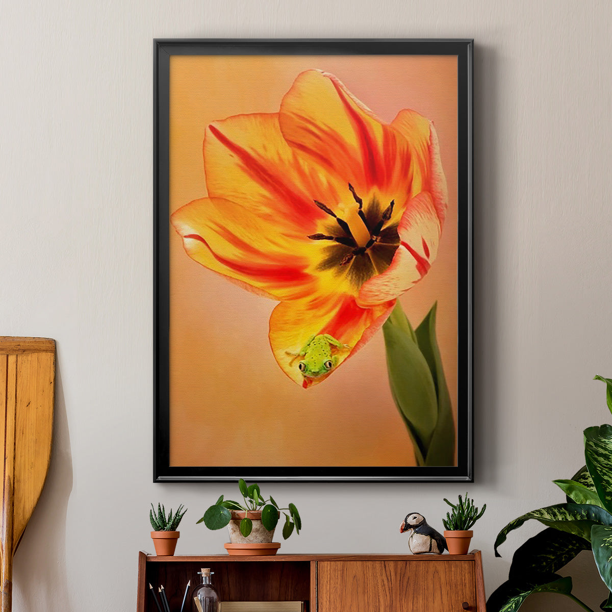 Hanging On VI - Modern Framed Canvas Print