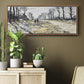 The Road, Effect of Snow at Sunset, 1869 - Floater Framed Canvas Print