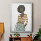 Fashion Vignette II - Modern Framed Canvas Print