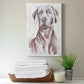 Sitting Dog I Premium Gallery Wrapped Canvas - Ready to Hang