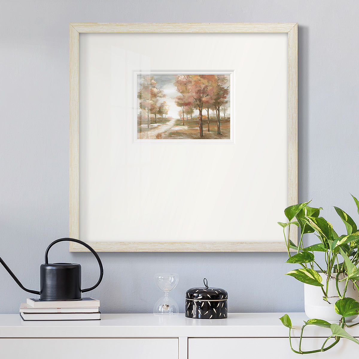 Pastel Park Premium Framed Print Double Matboard