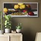 Still Life with Pears and Grapes, 1867 - Floater Framed Canvas Print