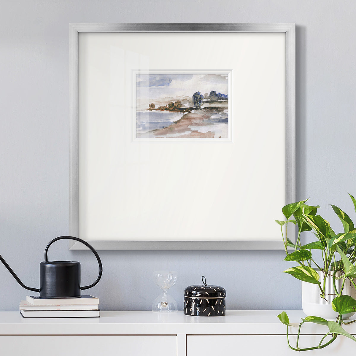 Mountain Cove Premium Framed Print Double Matboard