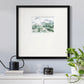 Verdant Hillside I Premium Framed Print Double Matboard