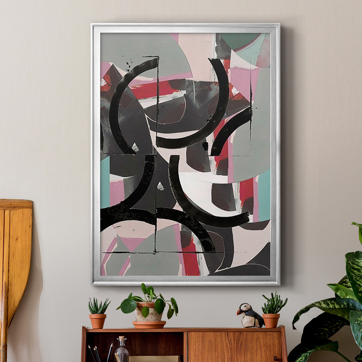 Cartissi Space II - Modern Framed Canvas Print