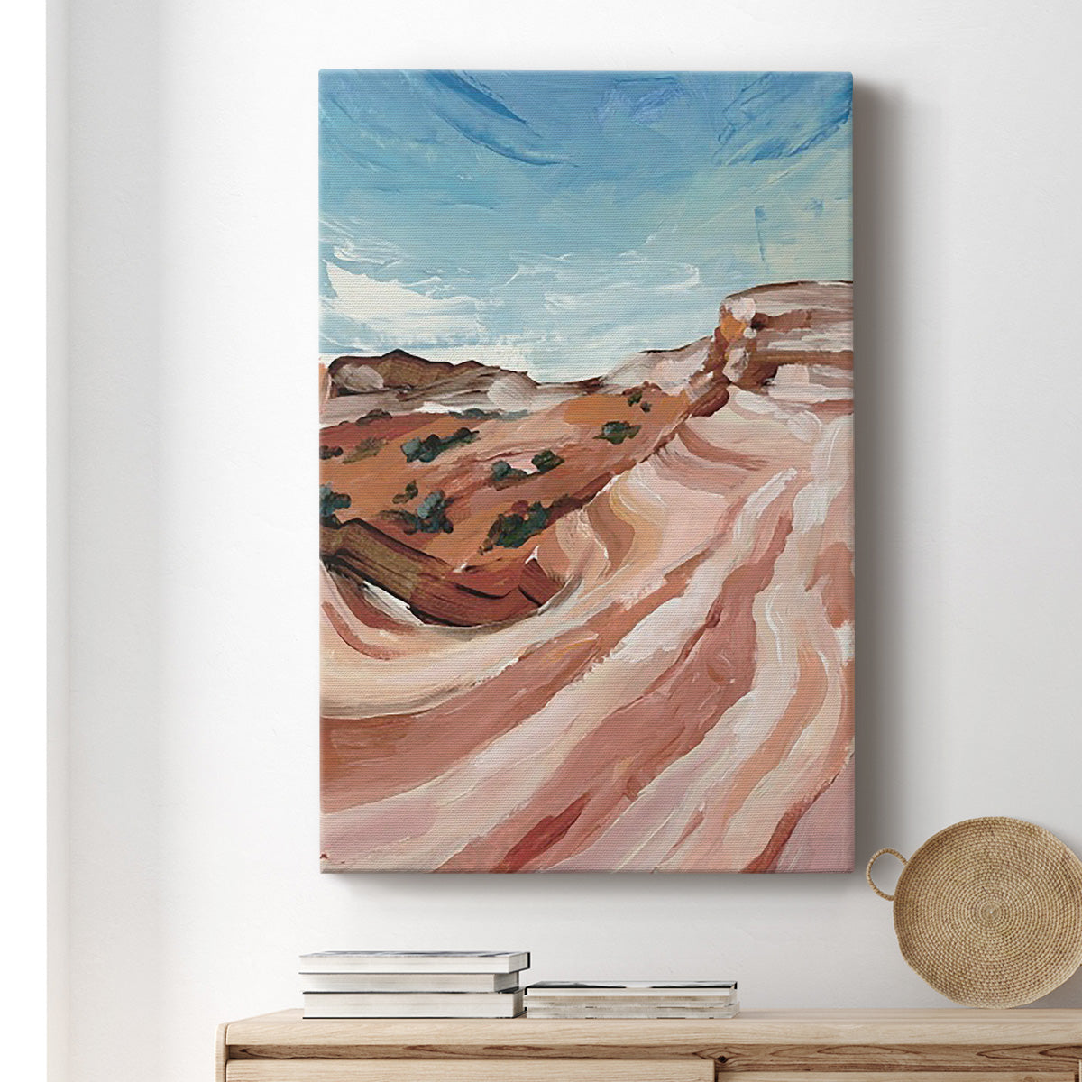 Impasto Plateau II Premium Gallery Wrapped Canvas - Ready to Hang