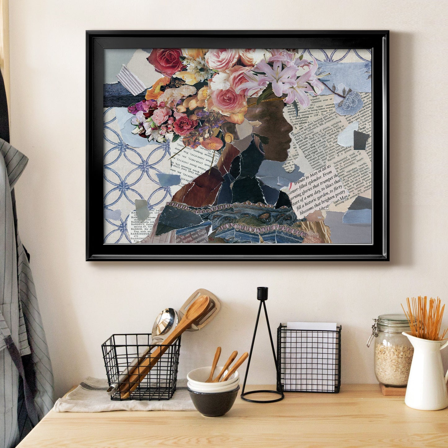 Contemplation I - Modern Framed Canvas Print