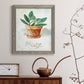 Potted Sage - Premium Canvas Framed in Barnwood - Ready to Hang