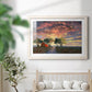 Fire in the Sky - Barnwood Framed Art Print