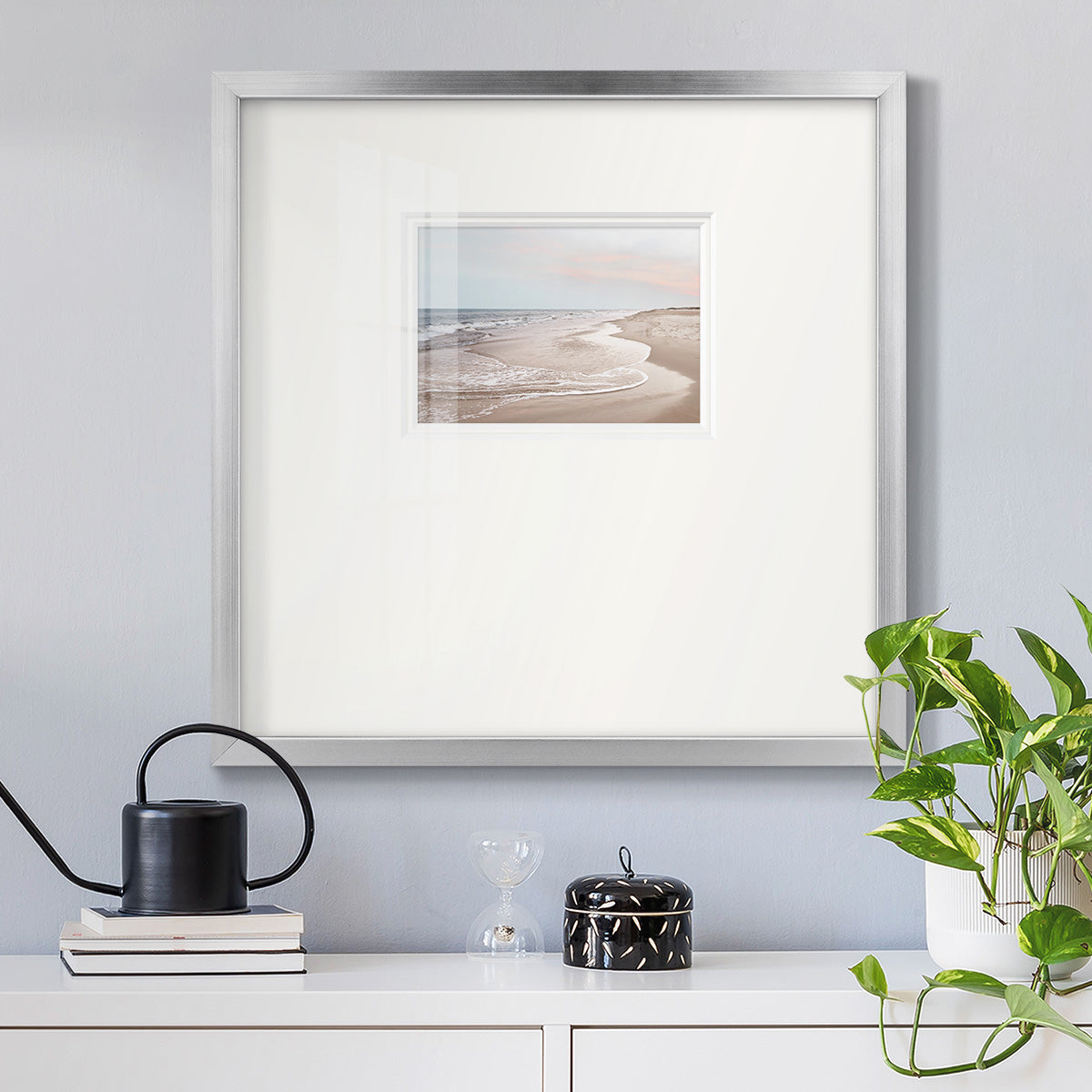 Corolla Soft Shore Premium Framed Print Double Matboard