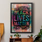 Graffiti Black Lives Matter - Modern Framed Canvas Print