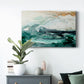 Sea Foam Flow I Premium Gallery Wrapped Canvas - Ready to Hang