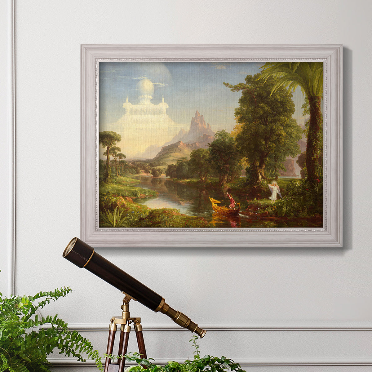 Voyage of Life: Youth - Ornate Framed Canvas Print