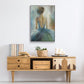 Lady in Blue Framed Premium Gallery Wrapped Canvas - Ready to Hang