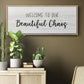 Beautiful Chaos - Floater Framed Canvas Print