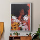 Through the Flowers II - Modern Framed Canvas Print