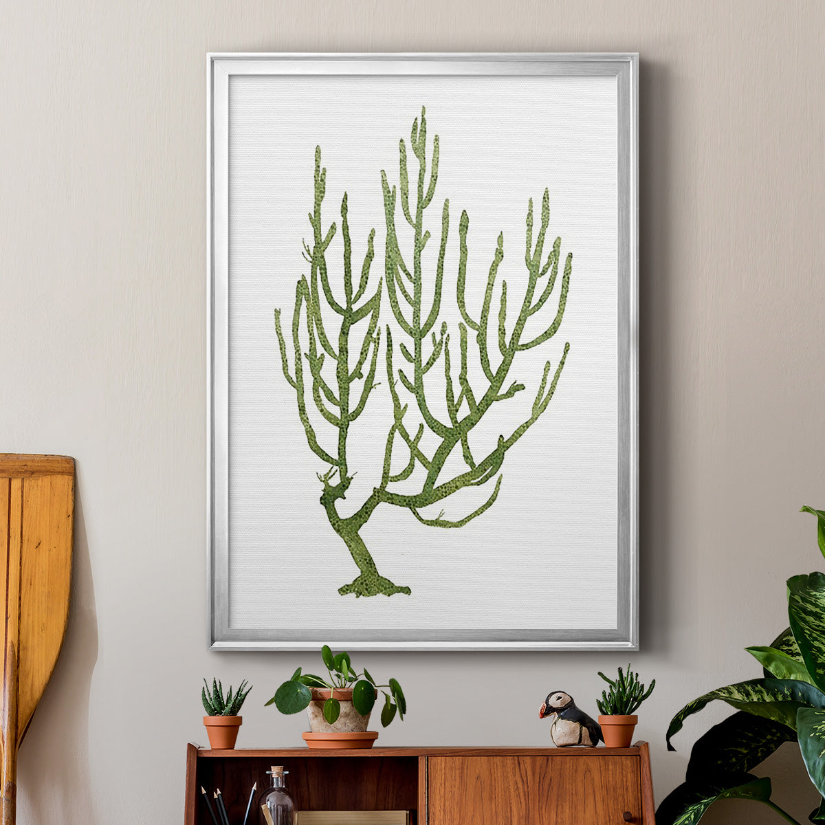 Coral Souvenirs III - Modern Framed Canvas Print