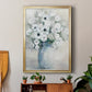 White Anemone Bouquet - Modern Framed Canvas Print