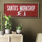 Santa's Workshop - Floater Framed Canvas Print