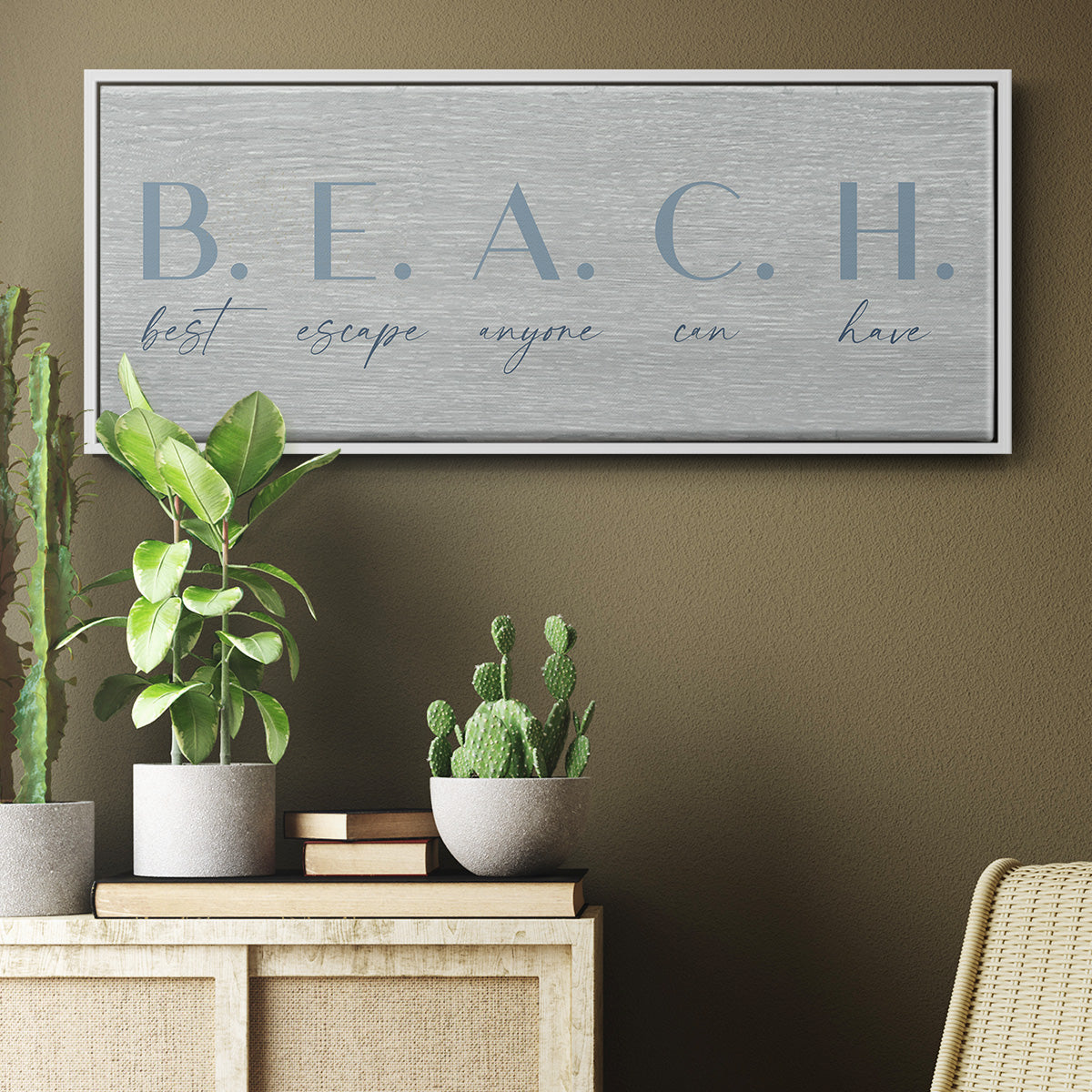 Best Escape - Floater Framed Canvas Print