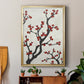 Red Berry Branch I - Modern Framed Canvas Print