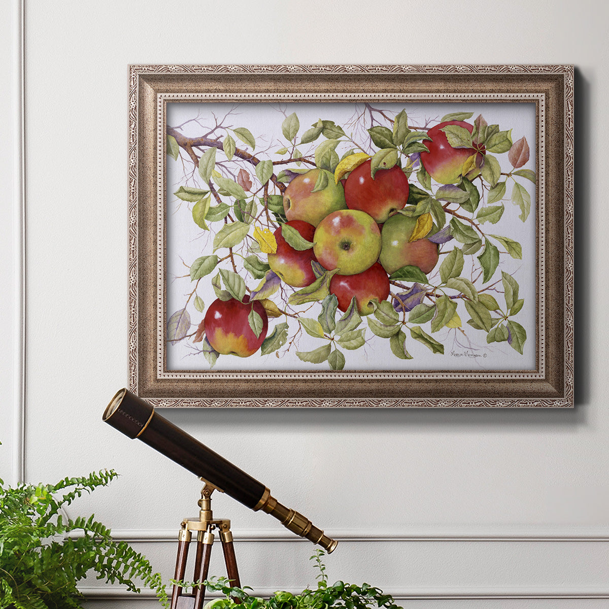 Apples Premium Framed Canvas- Ready to Hang