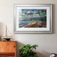 Morning Moon Over Waikiki - Modern Framed Art Print