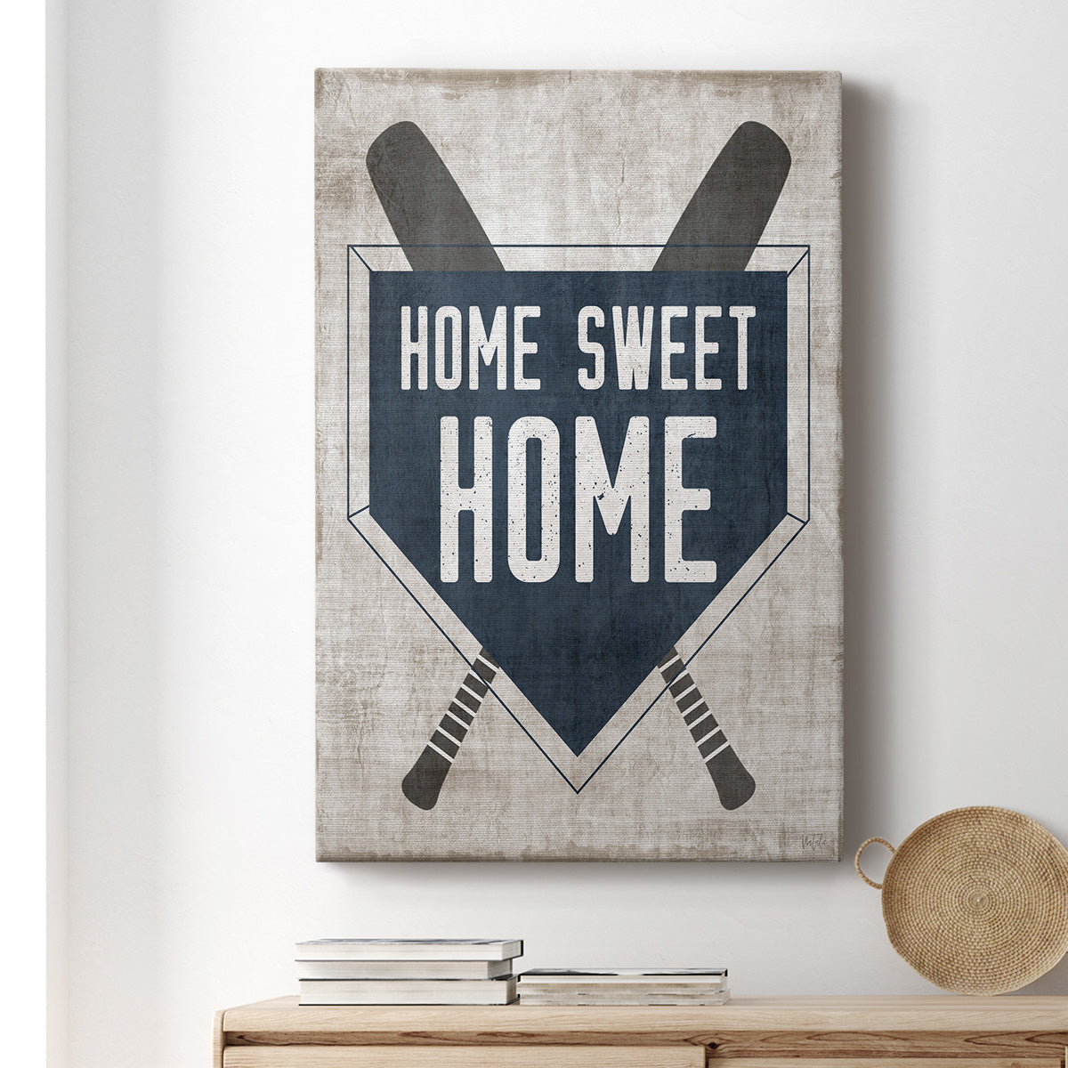 Home Sweet Home Base Premium Gallery Wrapped Canvas - Ready to Hang