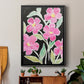 Floral Choir - Modern Framed Canvas Print