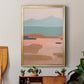 Desert Sunrise II - Modern Framed Canvas Print