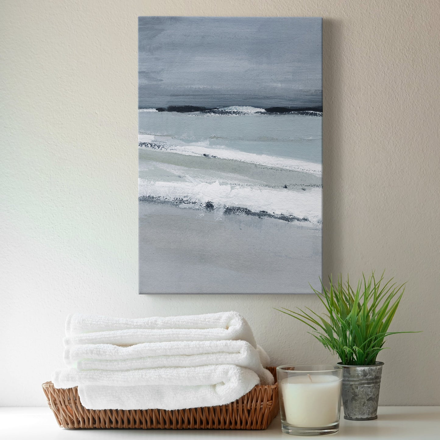 Sea Lines II Premium Gallery Wrapped Canvas - Ready to Hang