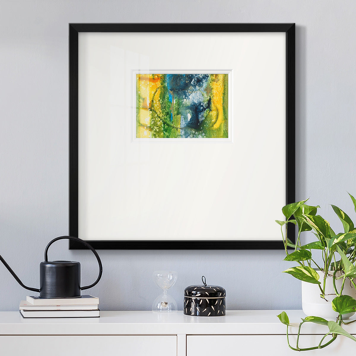 Aquatic Energy III Premium Framed Print Double Matboard