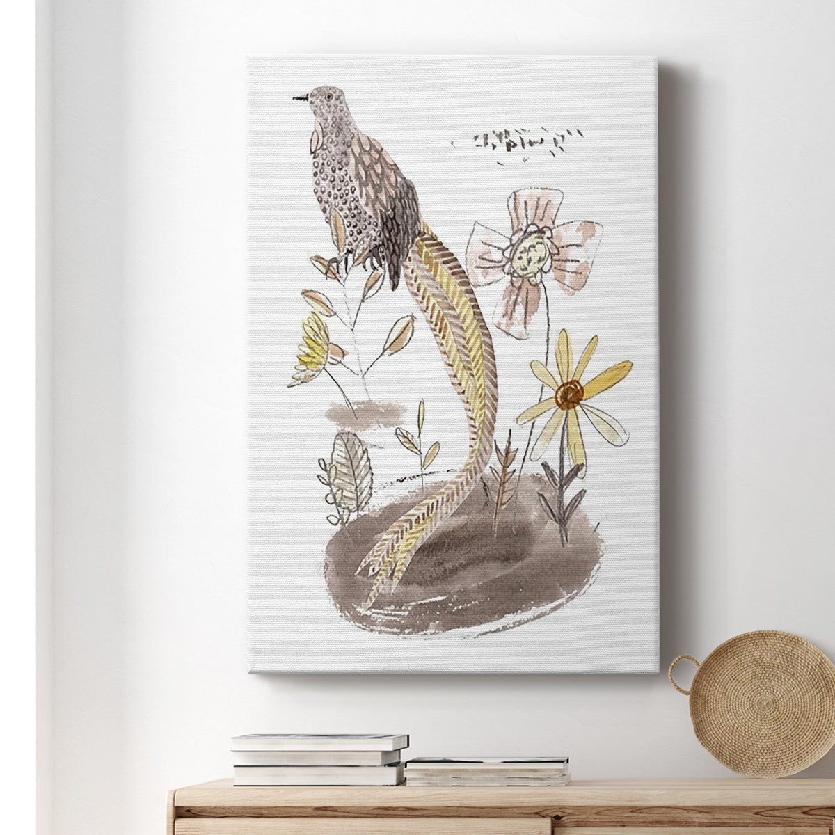 Glowing Garden at Dusk I - Canvas Art Print