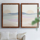 Wave Tableau I - Premium Framed Canvas 2 Piece Set - Ready to Hang