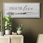 Spread the Love - Floater Framed Canvas Print