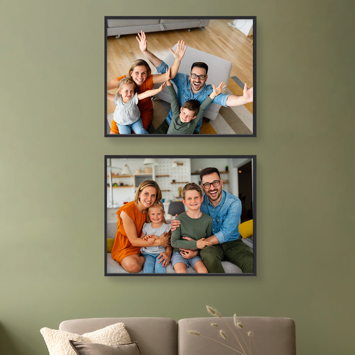 Set of 2 Restickable Custom Framed Photos - 28" x 22"