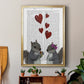 Squirrel Love - Modern Framed Canvas Print