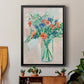 Painterly Soft Bouquet II - Modern Framed Canvas Print