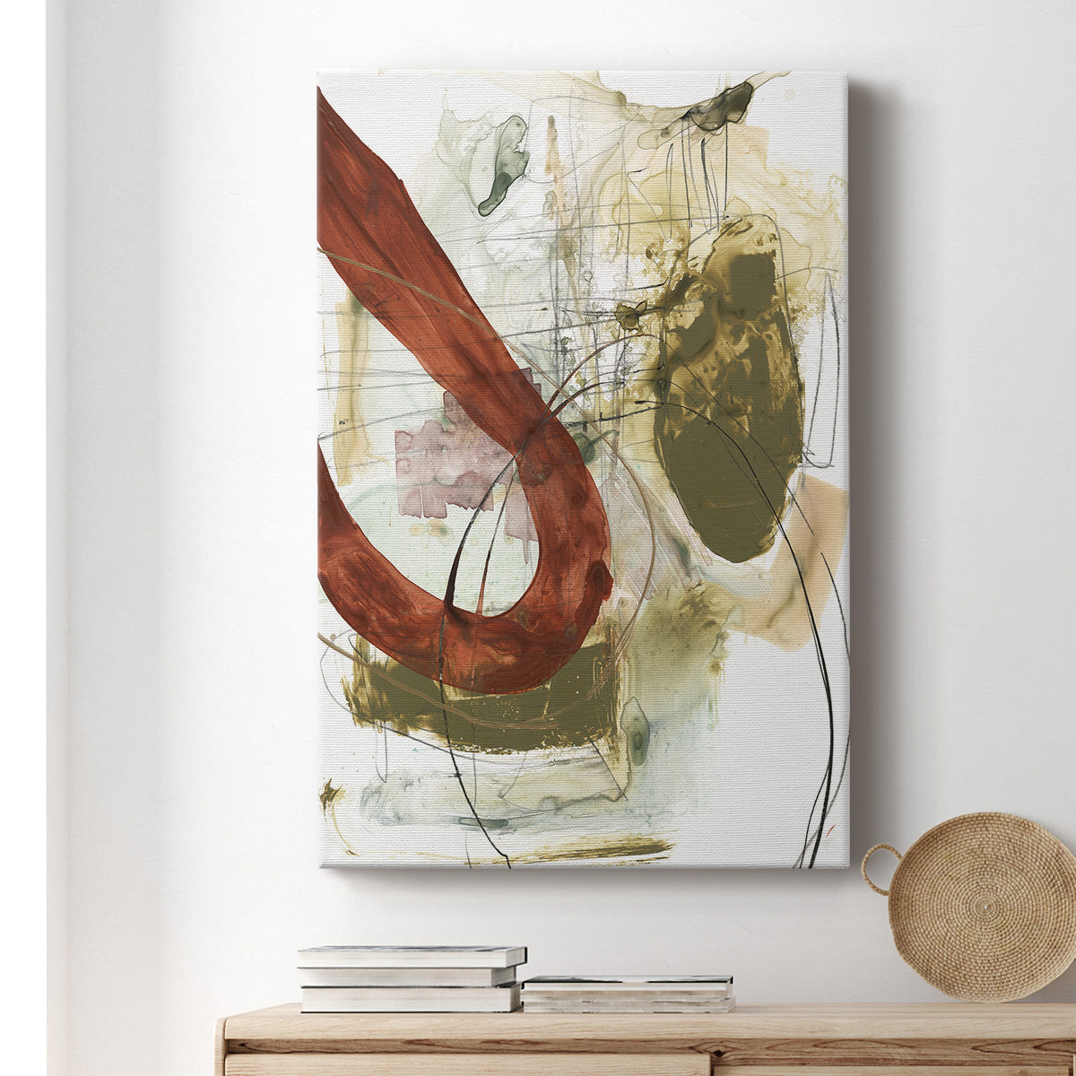 Rusted Loops I Premium Gallery Wrapped Canvas - Ready to Hang